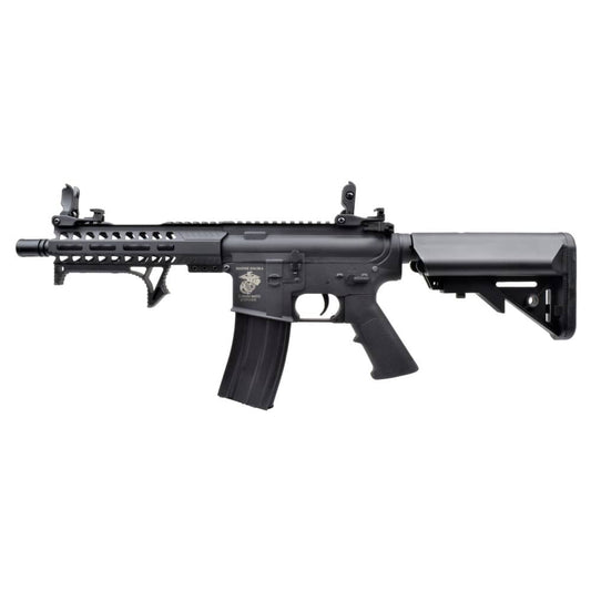 RIFLE ELECTRICO M4 8" VERSIÓN POLÍMERO NEGRO O TIERRA OSCURA D|BOYS (7301) - Espadas y Más