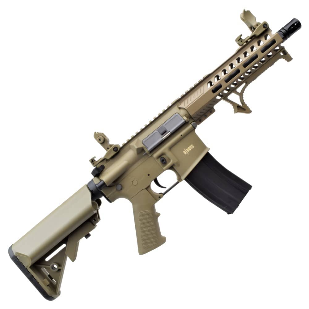 RIFLE ELECTRICO M4 8" VERSIÓN POLÍMERO NEGRO O TIERRA OSCURA D|BOYS (7301) - Espadas y Más