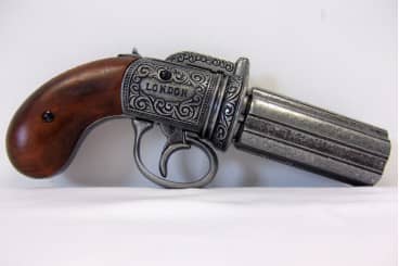 Imagen de 1071 REVÓLVER PIMENTERO DE 6 CAÑONES parte de nuestra colección en Espadas y más, sitio oficial.