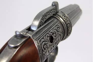 Imagen de 1071 REVÓLVER PIMENTERO DE 6 CAÑONES parte de nuestra colección en Espadas y más, sitio oficial.
