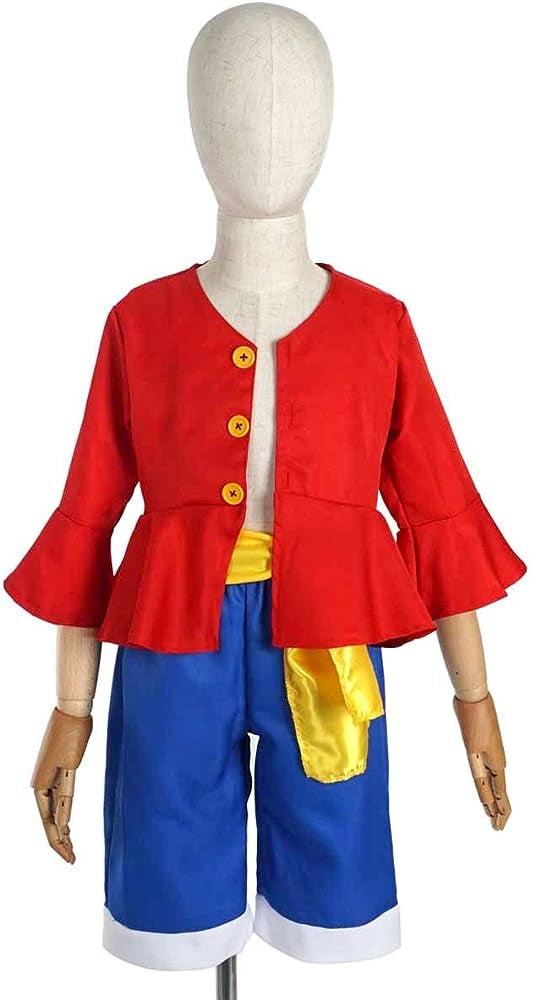 Imagen de Disfraz de cosplay para "Monkey D. Luffy" de la serie "One Piece" parte de nuestra colección en Espadas y más, sitio oficial.
