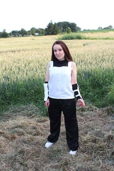 Imagen de Disfraz de cosplay para Tenten de la serie "Naruto" parte de nuestra colección en Espadas y más, sitio oficial.