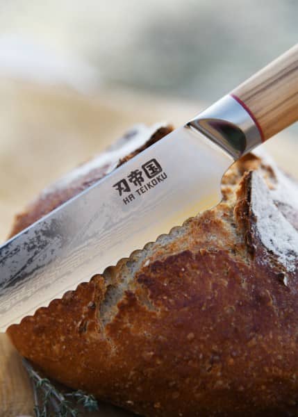 Cuchillo de pan, acero de Damasco DTYT-DBRK-OK - Espadas y Más