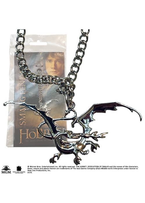 El Hobbit - Colgante Páramo de Smaug con Chain Smaug  0717146215 - Espadas y Más