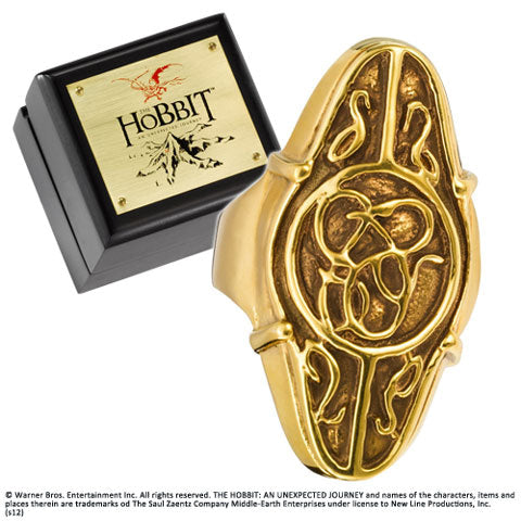 Imagen de Elrond - Anillo plata pura chapado en oro EL HOBBIT NN1225 parte de nuestra colección en Espadas y más, sitio oficial.