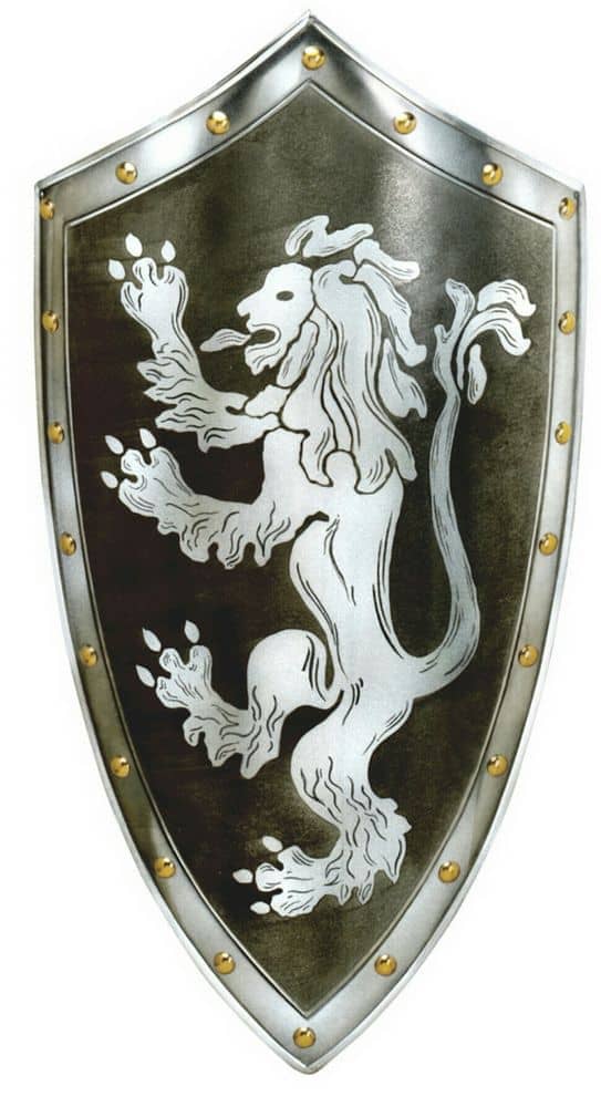 león escudo medieval