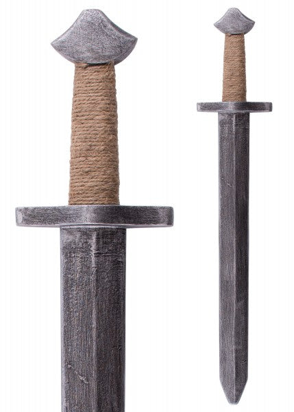 Imagen de Espada de juguete de madera para niños, con mango de yute enrollado 0116020500 parte de nuestra colección en Espadas y más, sitio oficial.