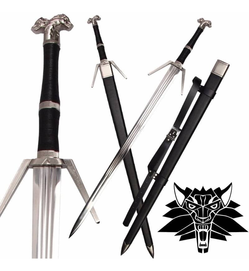 Imagen de Espada de Plata The Witcher Funcional parte de nuestra colección en Espadas y más, sitio oficial.