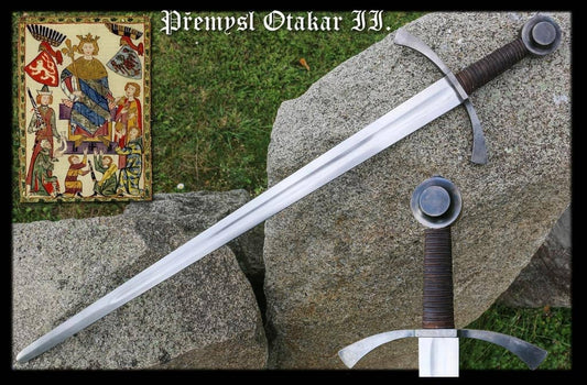 Espada forjada Ottokar II de Bohemia MSW115 - Espadas y Más
