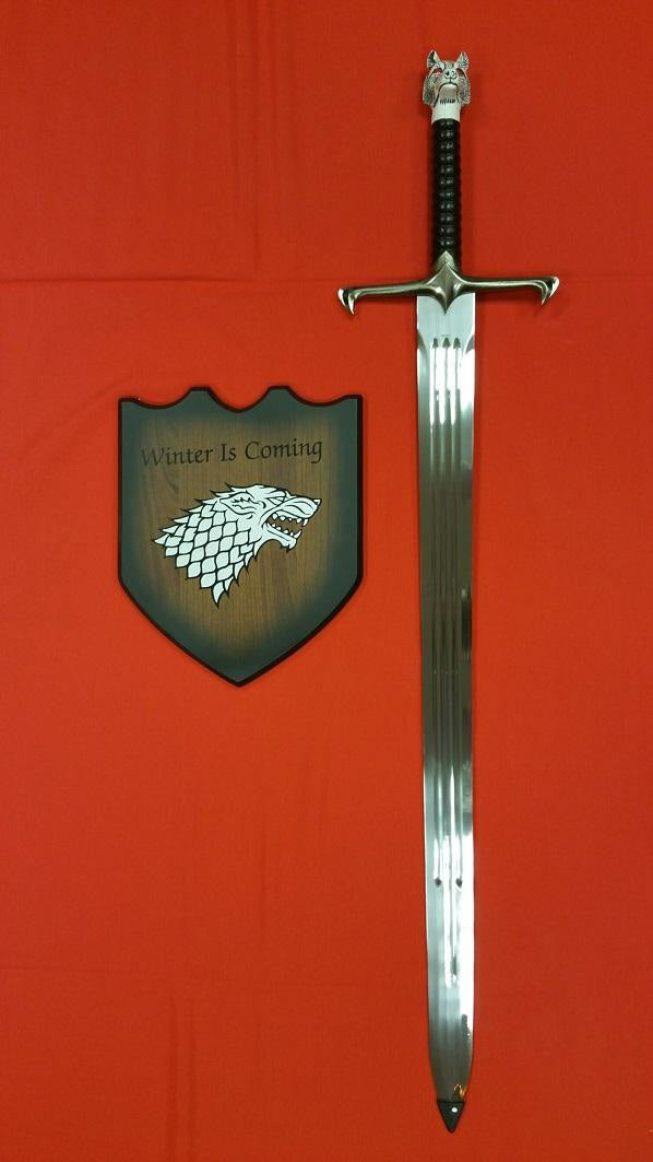 Imagen de Espada Garra de Jon Nieve con Vaina - Juego de Tronos versión libros 15791 parte de nuestra colección en Espadas y más, sitio oficial.