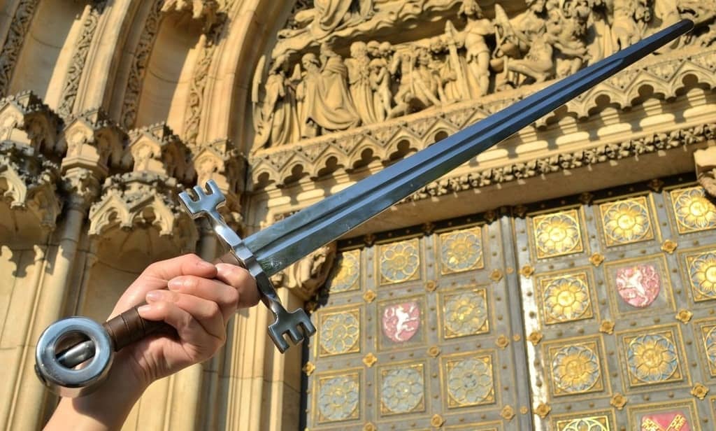 Imagen de Espada Kern irlandesa de práctica a una mano OSW23 parte de nuestra colección en Espadas y más, sitio oficial.