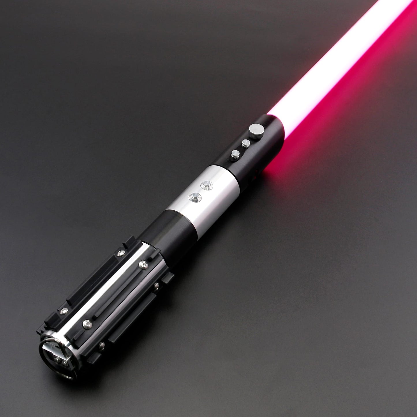Espadas Láser Black RGB 12 colores , Mango de Metal, 82 CM - Star Wars - Espadas y Más