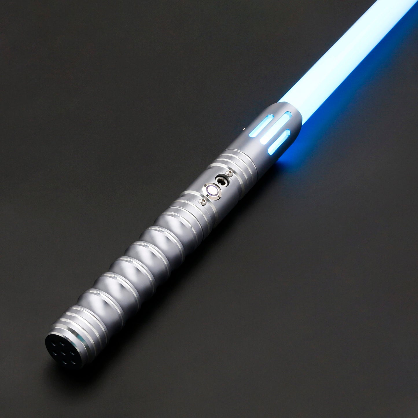 Espadas Láser Duelos Pesados RGB 12 Colores, 10 Set De Sonidos, Mango Gris Con Oscliaciones - Star Wars - Espadas y Más