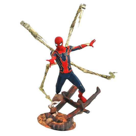 Estatua resina Iron Spiderman Vengadores Infinity War Marvel 30cm - Espadas y Más