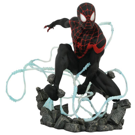 Estatua resina Miles Morales Spiderman Marvel Comic Premier Collection 23cm - Espadas y Más