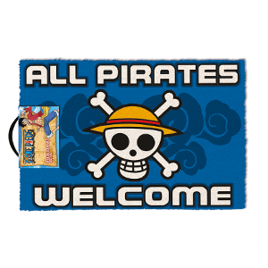Felpudo All Pirates Welcome One Piece - Espadas y Más