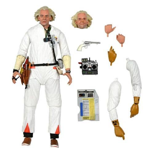 Figura Action Ultimate Doc Brown Regreso al Futuro 1985 18cm - Espadas y Más
