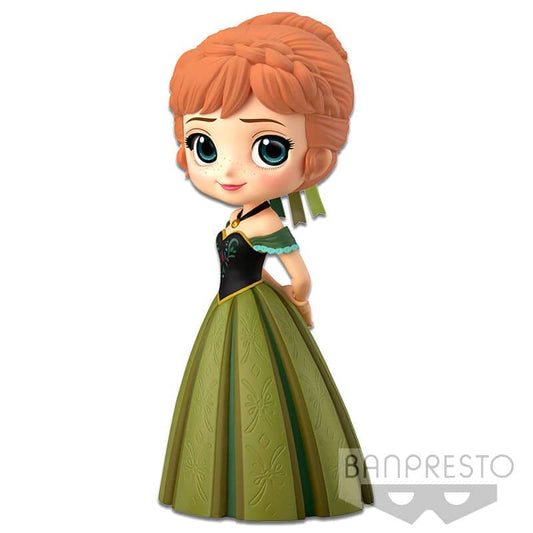 Figura Anna Coronation Style Frozen Disney Characters Q Posket 14cm - Espadas y Más