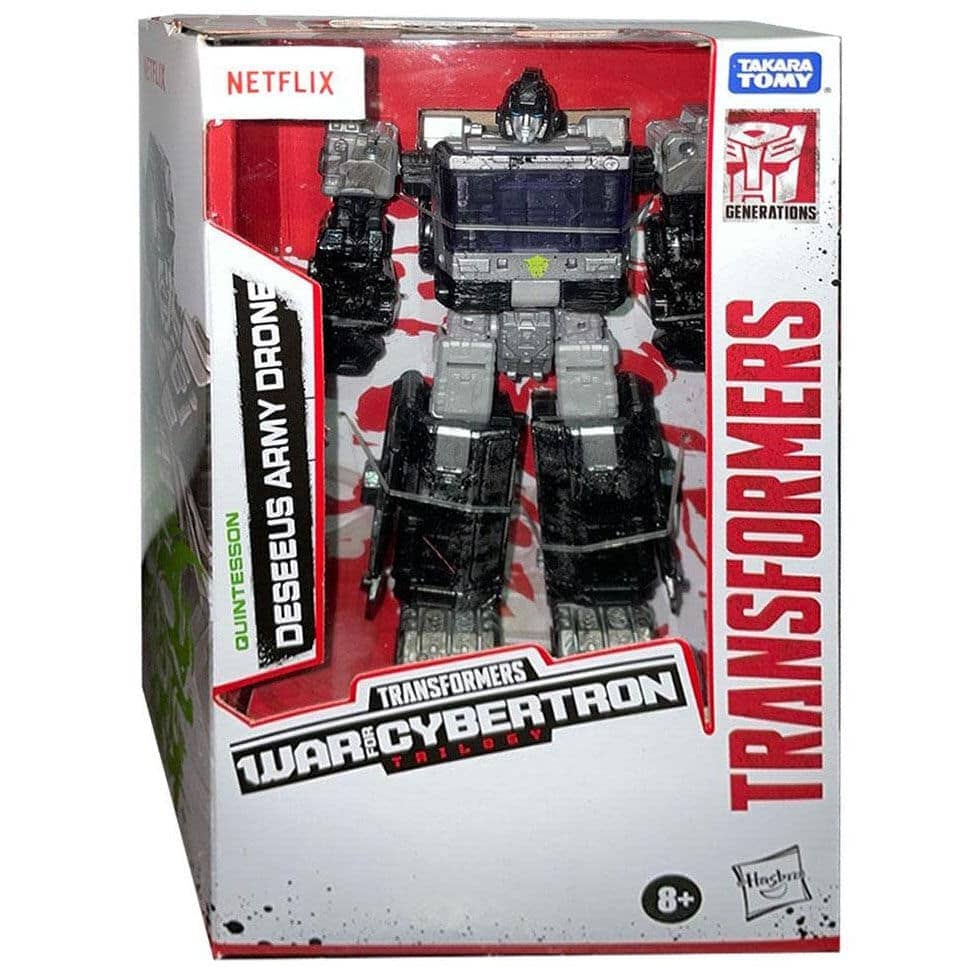 Imagen de Figura Deseeus Army Drone War for Cybertron Transformers parte de nuestra colección en Espadas y más, sitio oficial.