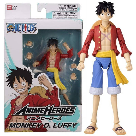 Figura Monkey D Luffy Anime Heroes One Piece 16cm - Espadas y Más
