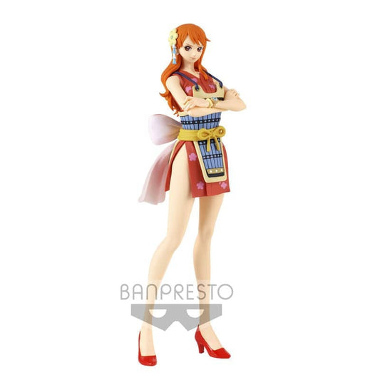 Figura Nami Wanokuni Style ver.A Glitter Glamours One Piece 25cm - Espadas y Más