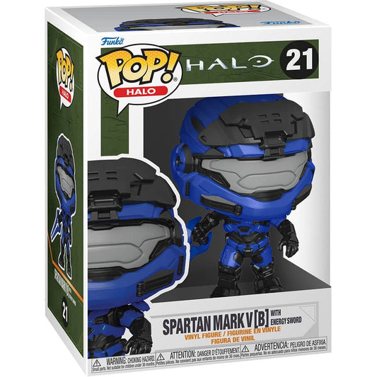 Figura POP Halo Infinite Spartan Mark V - Espadas y Más