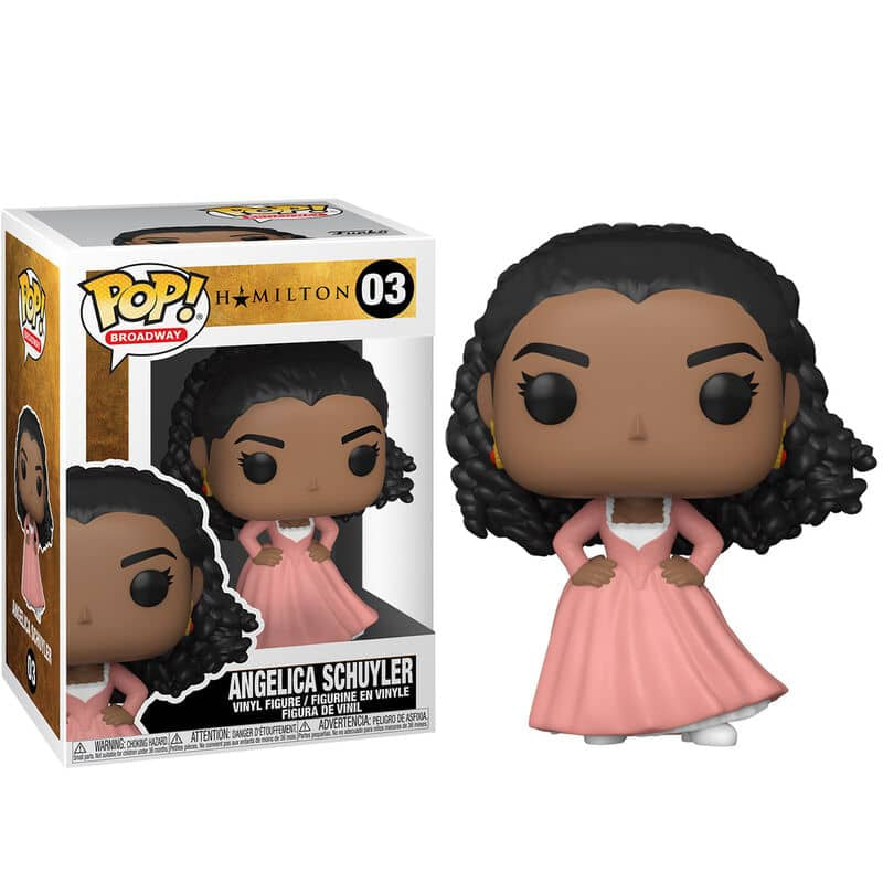 Imagen de Figura Pop Hamilton Angelica Schuyler parte de nuestra colección en Espadas y más, sitio oficial.