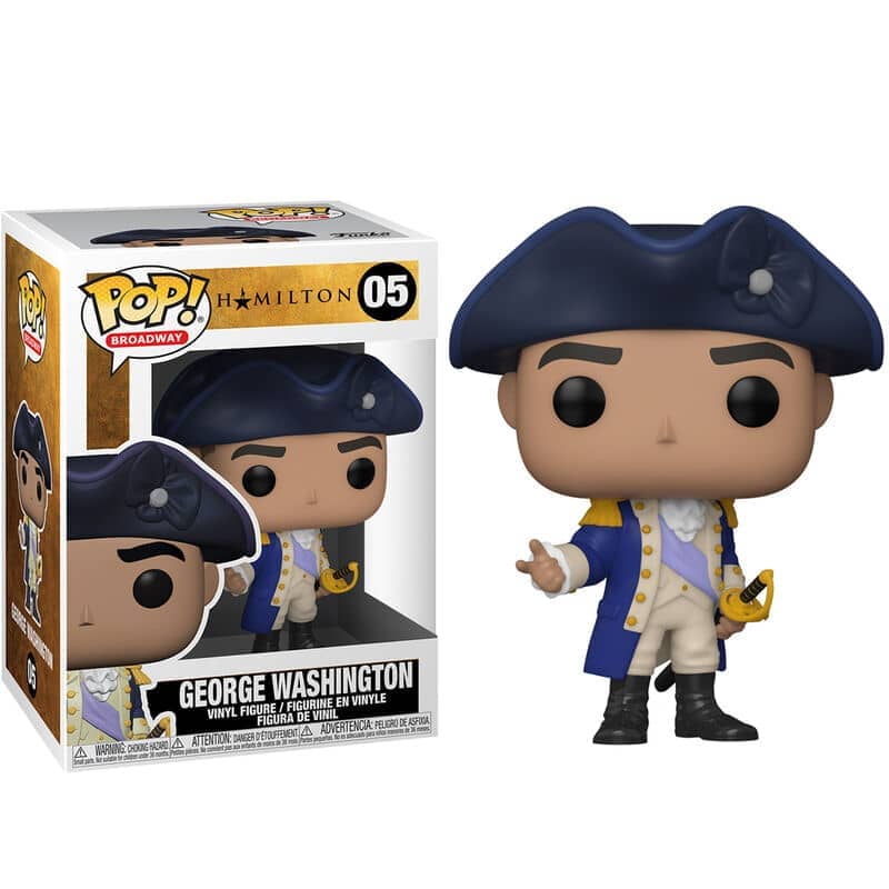 Imagen de Figura Pop Hamilton George Washington parte de nuestra colección en Espadas y más, sitio oficial.