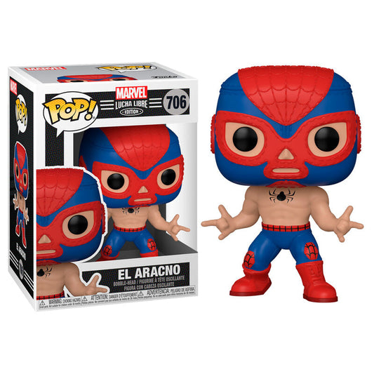 Figura POP Marvel Luchadores Spiderman El Aracno - Espadas y Más