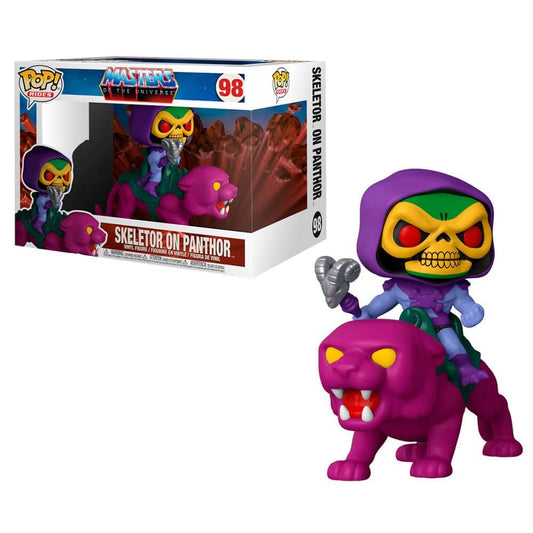 Figura POP Masters of the Universe Skeletor on Panthor - Espadas y Más
