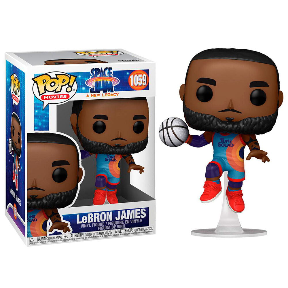 Imagen de Figura POP Space Jam 2 LeBron James parte de nuestra colección en Espadas y más, sitio oficial.