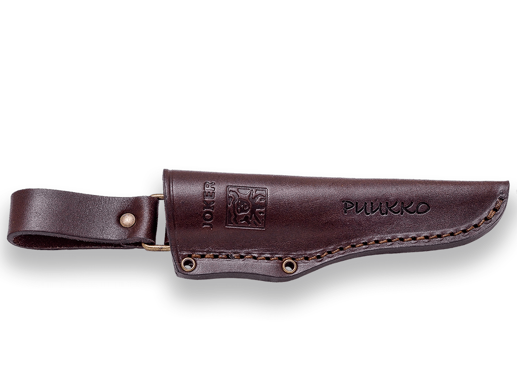 CUCHILLO BUSHCRAFT JOKER PUUKKO MANGO DE ABEDUL RIZADO CL127 - Espadas y Más