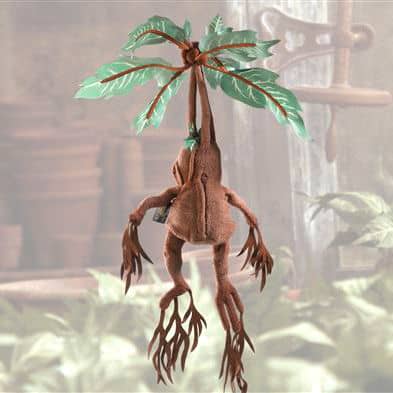 Peluche electronico Mandragora Harry Potter 30cm - Espadas y Más