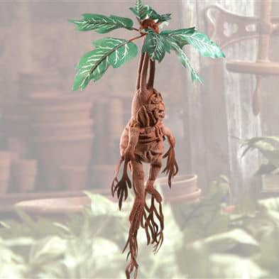 Peluche electronico Mandragora Harry Potter 30cm - Espadas y Más