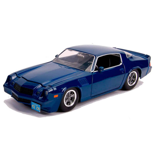 Coche metal Chevy Camaro 1979 Z28 Stranger Things + moneda - Espadas y Más