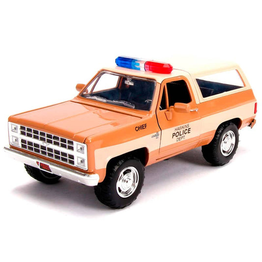 Coche metal Chevy K5 Blaze 1980 Stranger Things + placa - Espadas y Más