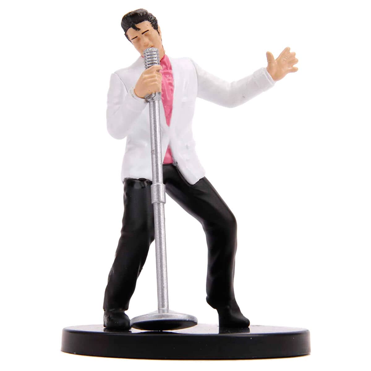 Set figura + coche metal Cadillac Fleetwood 1955 Elvis Presley - Espadas y Más