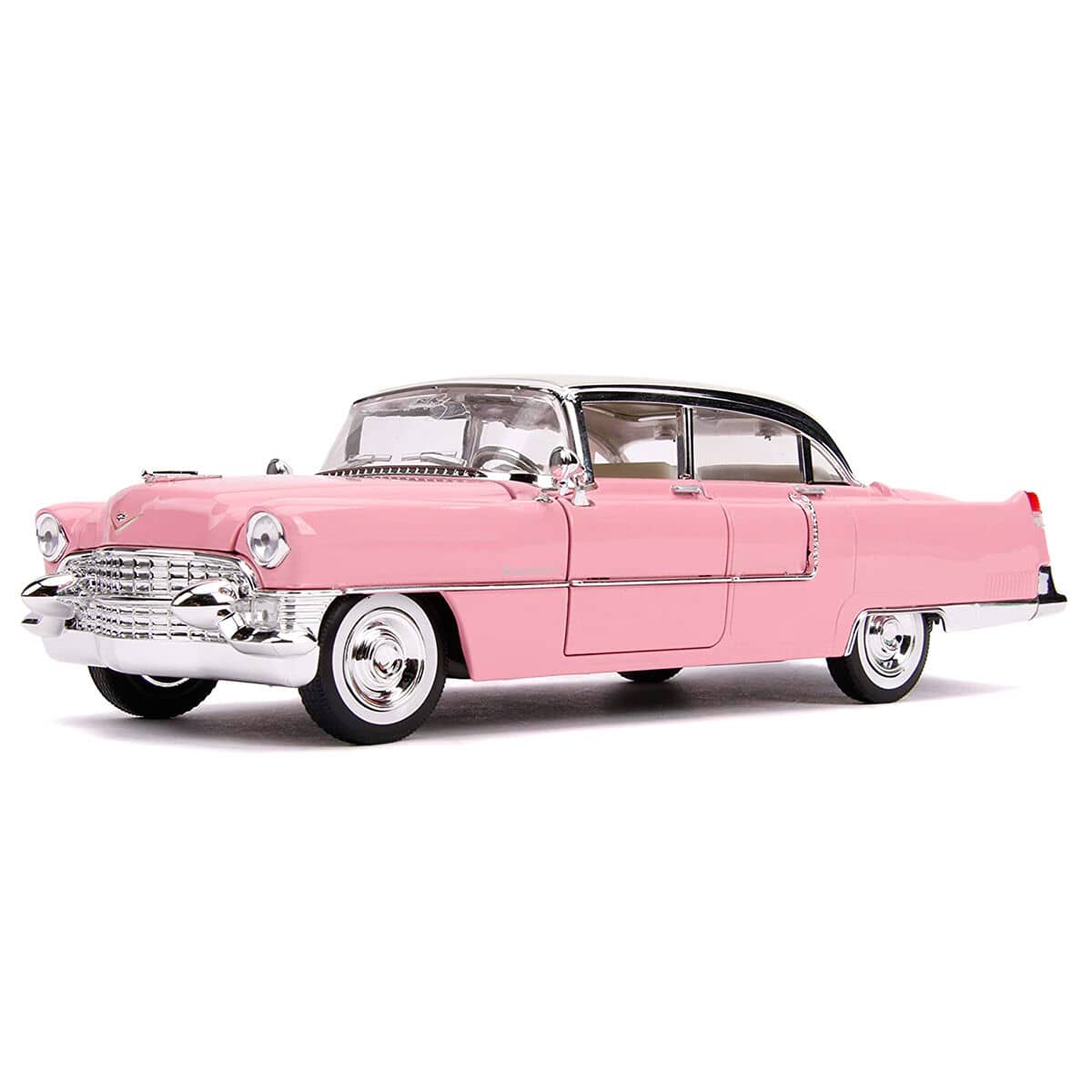 Set figura + coche metal Cadillac Fleetwood 1955 Elvis Presley - Espadas y Más