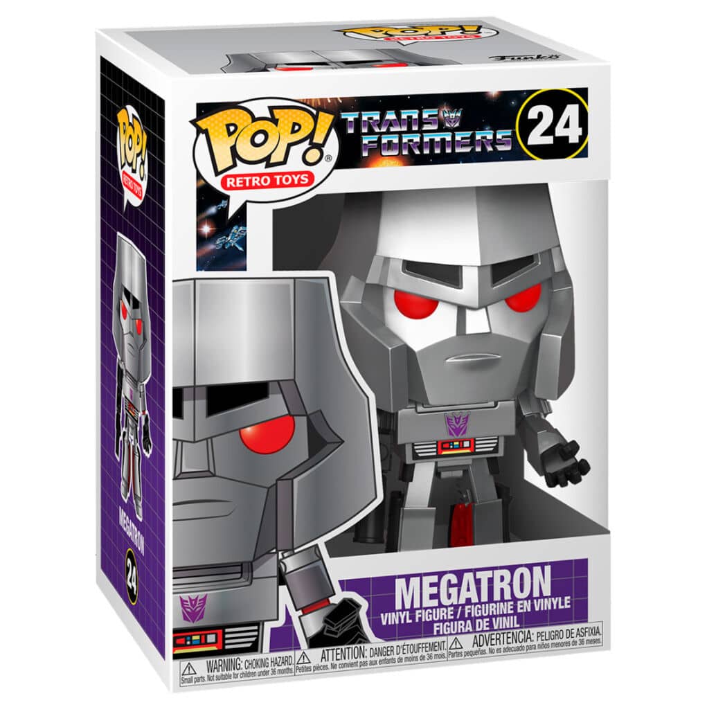 Figura POP Transformers Megatron - Espadas y Más