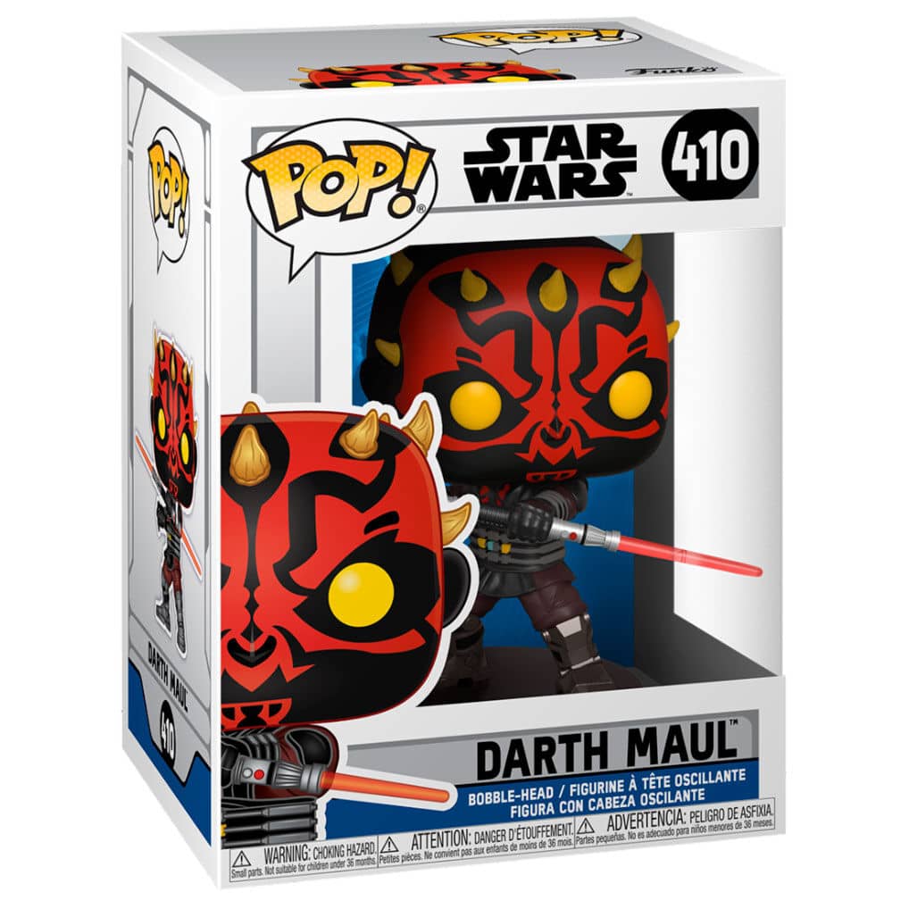 Figura POP Star Wars Darth Maul - Espadas y Más