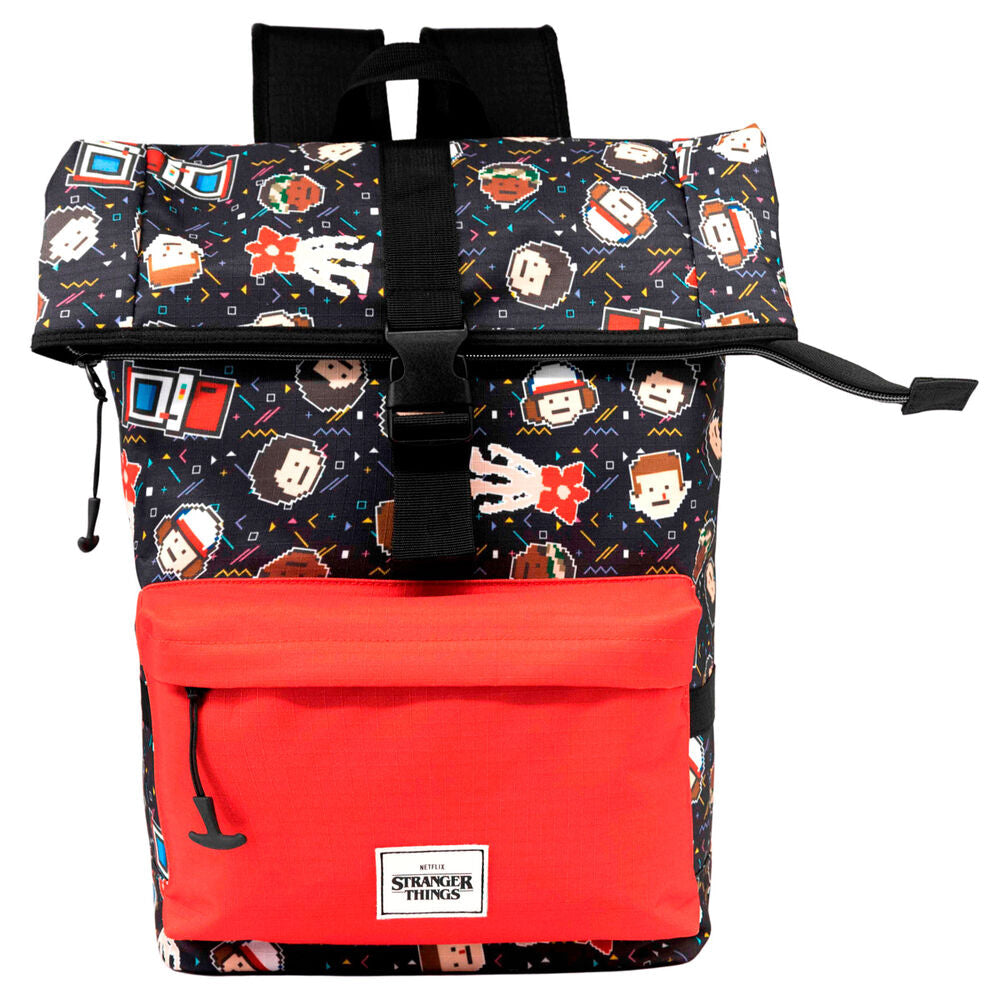 Mochila Bits Stranger Things solapa 46cm - Espadas y Más