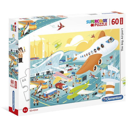 Puzzle Maxi Aeropuerto 60pzs - Espadas y Más