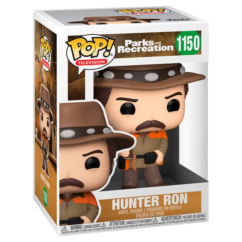 Imagen de Figura POP Parks and Rec Hunter Ron parte de nuestra colección en Espadas y más, sitio oficial.