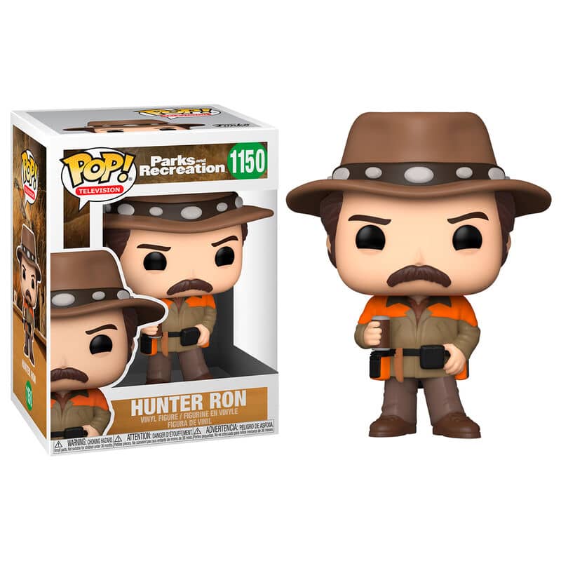 Imagen de Figura POP Parks and Rec Hunter Ron parte de nuestra colección en Espadas y más, sitio oficial.