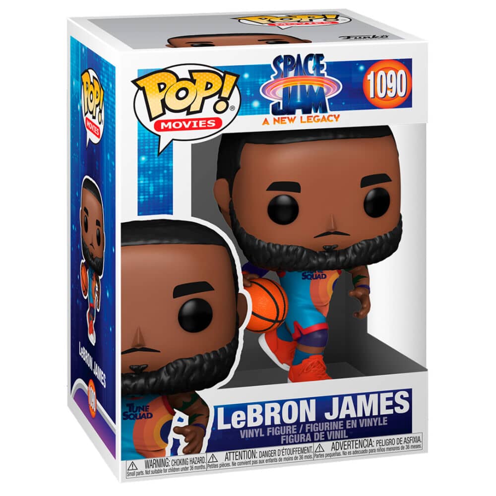 Imagen de Figura POP Space Jam 2 LeBron James parte de nuestra colección en Espadas y más, sitio oficial.