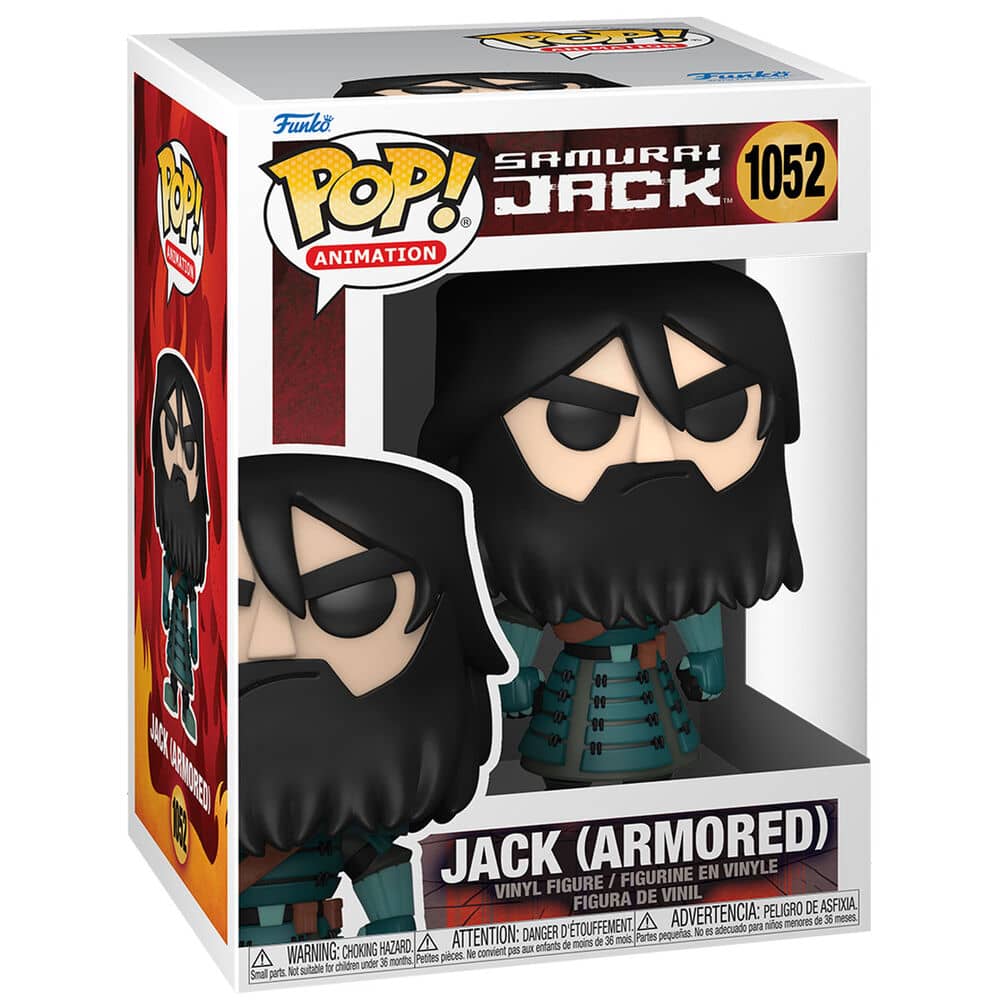 Imagen de Figura POP Samurai Jack Armored Jack parte de nuestra colección en Espadas y más, sitio oficial.
