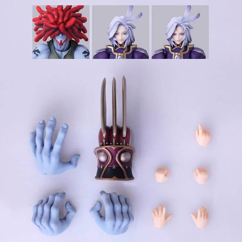 Set 2 figuras Bring Arts Kuja y Amarant Coral Final Fantasy IX 16-18cm - Espadas y Más