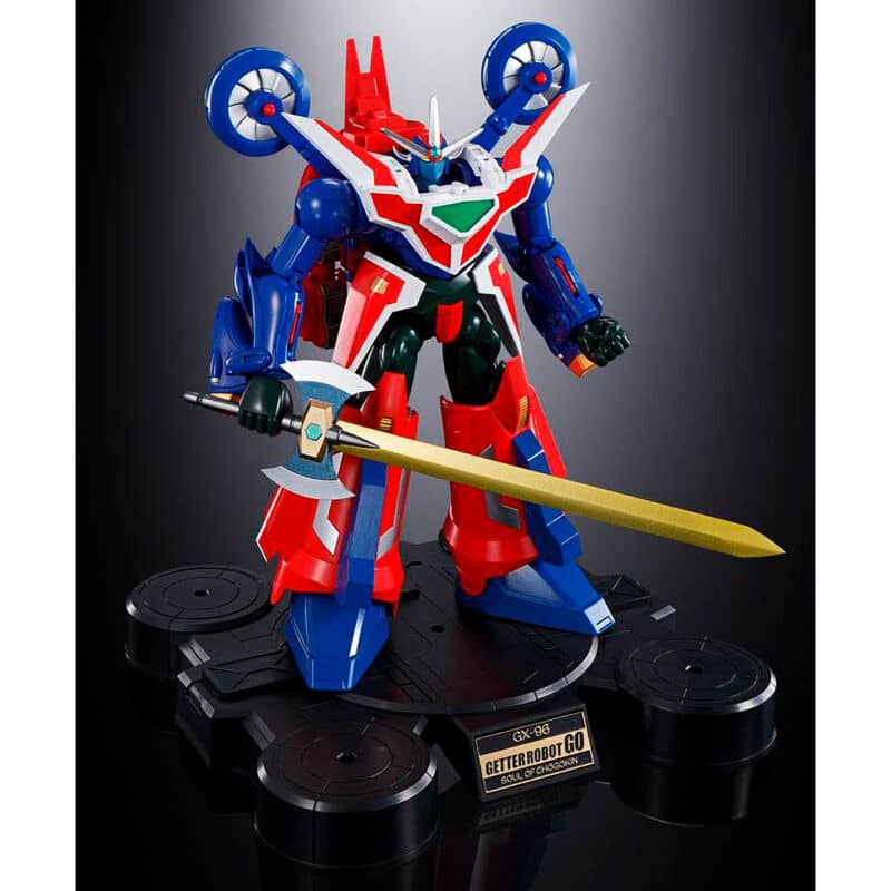 Figura Soul of Chogokin GX-96X G Armriser Getter Robot Go 20cm - Espadas y Más