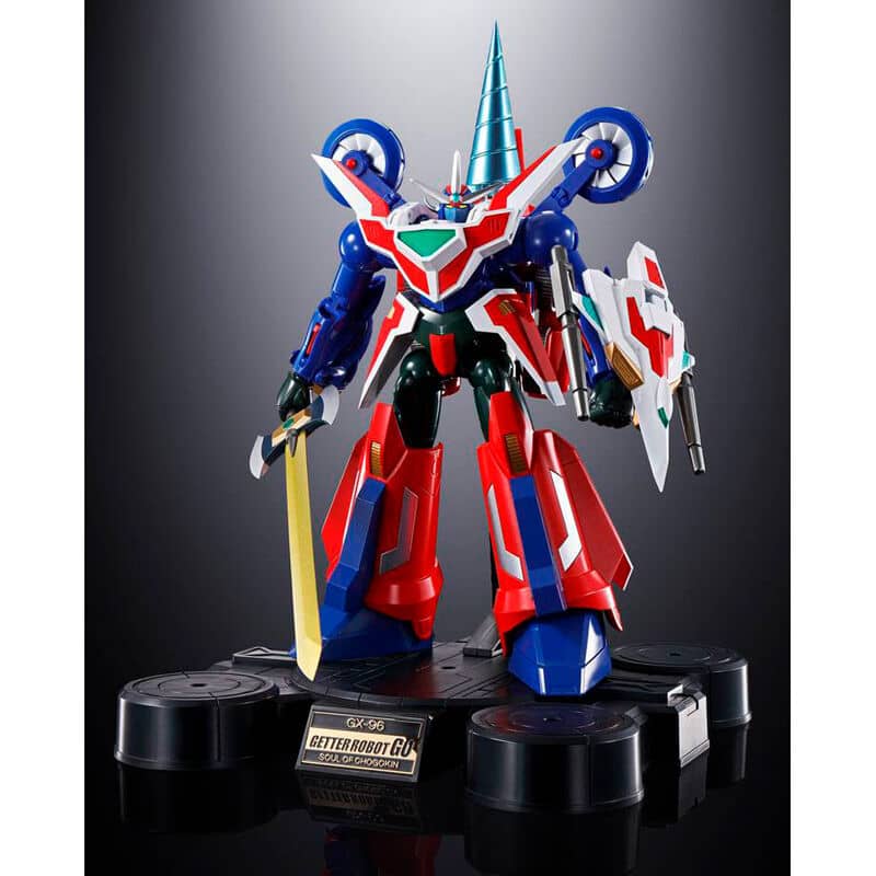 Figura Soul of Chogokin GX-96X G Armriser Getter Robot Go 20cm - Espadas y Más