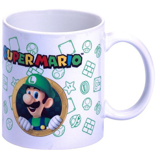 Imagenes del producto Hucha + taza Luigi Super Mario Bros Nintendo